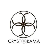 Crystorama brand logo, surprising style