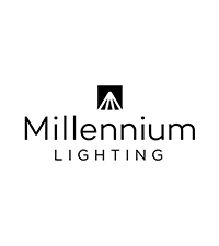 Millennium Lighting brand logo, simple and clean