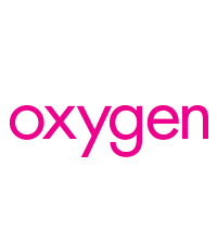 Oxygen brand logo, simple text-only style