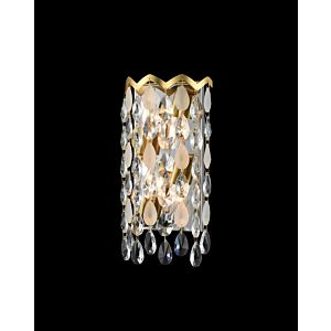 Allegri Caretta 4 Light 15 Inch Wall Sconce in Antique Brass