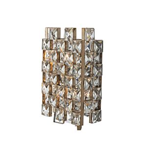 Piazze 3-Light Wall Sconce in Brushed Champagne Gold