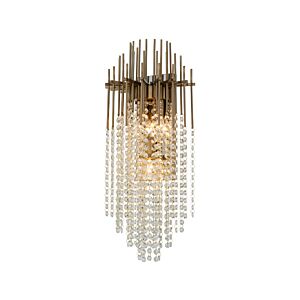 Estrella 3-Light Wall Sconce in Brushed Champagne Gold