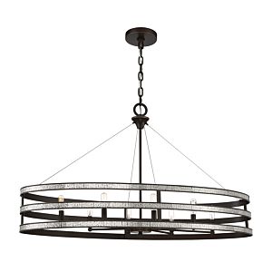 Savoy House Madera 8 Light Linear Chandelier in English Bronze
