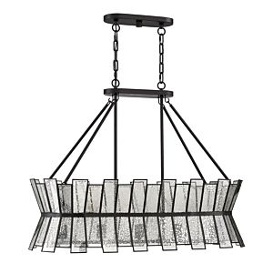 Savoy House Chapelle 5 Light Linear Chandelier in English Bronze