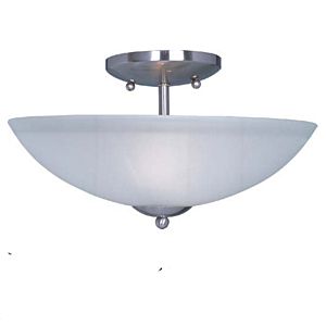 Logan 2-Light Frosted Ceiling Light