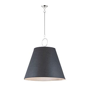 Acoustic 1-Light Pendant in Polished Nickel