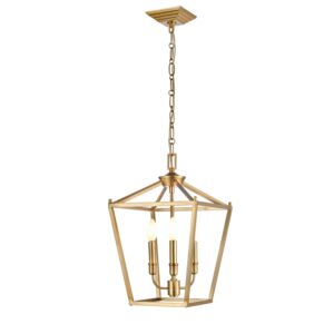 DVI Lundy'S Lane 3-Light Pendant in Multiple Finishes and Brass