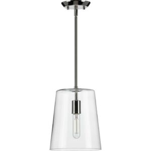 Clarion 1-Light Pendant in Polished Nickel
