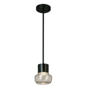 Belby 1-Light LED Mini Pendant in Black