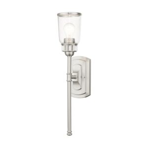 Lawrenceville 1-Light Wall Sconce in Brushed Nickel