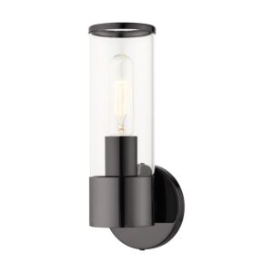 Banca 1-Light Wall Sconce in Black Chrome
