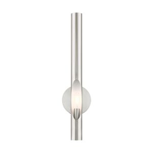 Acra 1-Light Wall Sconce in Brushed Nickel