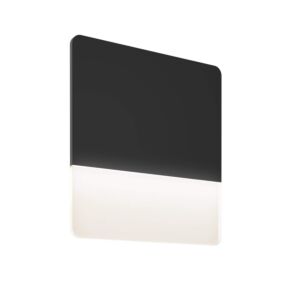 1-Light LED Wall Sconce in Black
