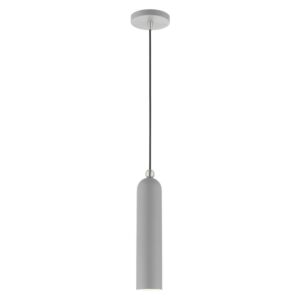 Ardmore 1-Light Pendant in Nordic Gray w with Brushed Nickels