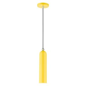 Ardmore 1-Light Pendant in Shiny Yellow w with Polished Chromes