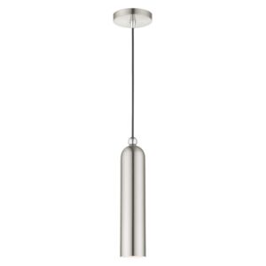 Ardmore 1-Light Pendant in Brushed Nickel w with Polished Chromes