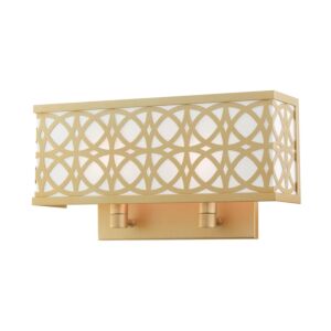 Calinda 2-Light Wall Sconce in Soft Gold