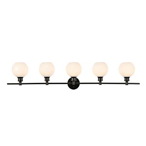 Collier 5-Light Wall Sconce in Black
