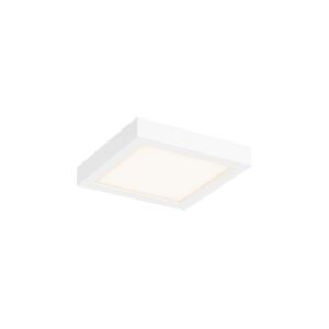 1-Light LED Flush Mount in White