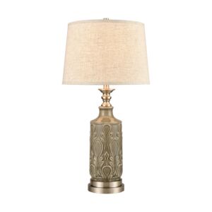 Strangford 1-Light Table Lamp in Gray