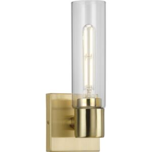 Clarion 1-Light Bathroom Vanity Light Bracket in Satin Brass