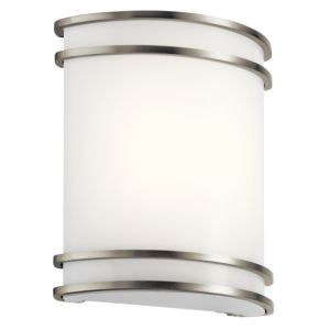 Kichler LED Small 1 Light Wall Sconce in Brushed Nickel