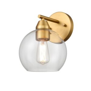 Andromeda 1-Light Wall Sconce in Brass