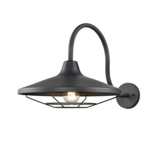 Somerset Outdoor 1-Light Outdoor Wall Sconce in Black