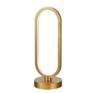 Perigee Ac LED LED Table Lamp in Brass