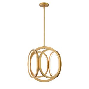 Perigee Ac LED LED Foyer Pendant in Brass