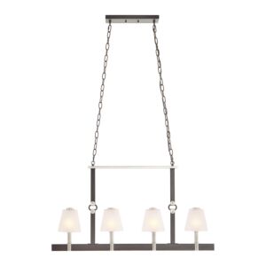 Armstrong Grove 4-Light Linear Chandelier in Espresso