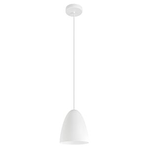 Sarabia 1-Light Pendant in Structured White, Matte White
