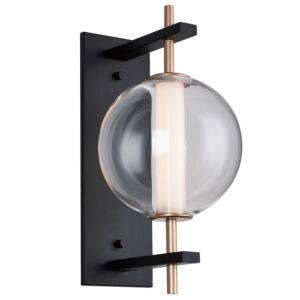 Axle 1-Light LED Wall Sconce in Gold