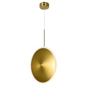 CWI Ovni LED Pendant With Brass Finish