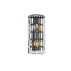 Maxime 2-Light Wall Sconce in Black