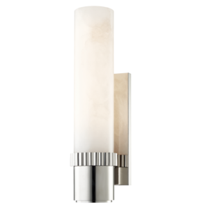 Hudson Valley Argon 15 Inch Wall Sconce in Polished Nickel