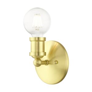 Lansdale 1-Light Bathroom Vanity Sconce in Satin Brass
