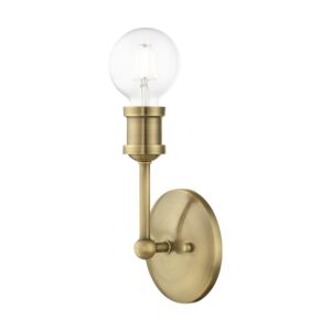 Lansdale 1-Light Bathroom Vanity Sconce in Antique Brass