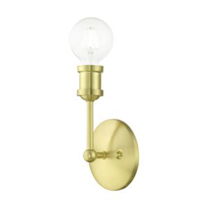 Lansdale 1-Light Bathroom Vanity Sconce in Satin Brass