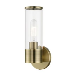 Banca 1-Light Wall Sconce in Antique Brass