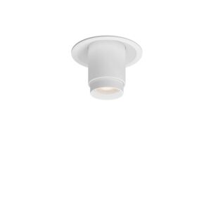 1-Light Recessed Light with Adjustable Head in White