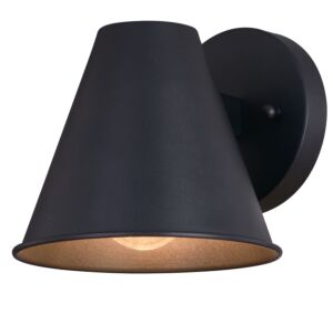 Smith 1-Light Outdoor Wal Mount in Textured Black