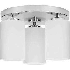 Cofield 3-Light Flush Mount in Polished Chrome
