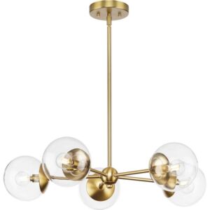 Atwell 5-Light Chandelier in Brushed Bronze