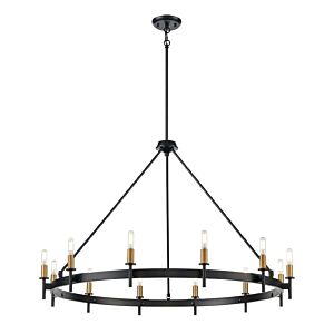 Cambrai 12-Light Chandelier in Multiple Finishes and Ebony