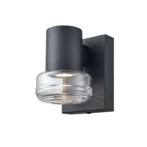 DVI Rouge Valley 1-Light Wall Sconce in Black