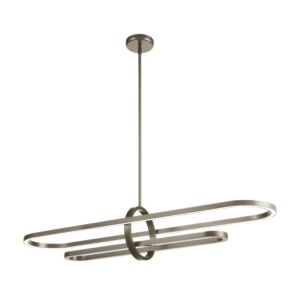 Perigee Ac LED 1-Light LED Linear Pendant in Buffed Nickel