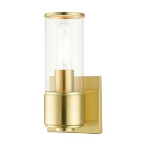 Quincy 1-Light Wall Sconce in Satin Brass