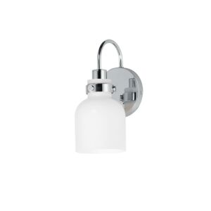 Milk 1-Light Wall Sconce in Polished Chrome