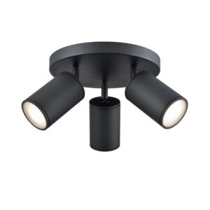 Pond Inlet Outdoor 3-Light Outdoor Flush Mount in Multiple Finishes Outdoor and Black